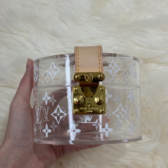 Louis Vuitton LV Monogram Clear Scott Box Storage Jewelry Credit Card Money Coin - Picture 4 of 11